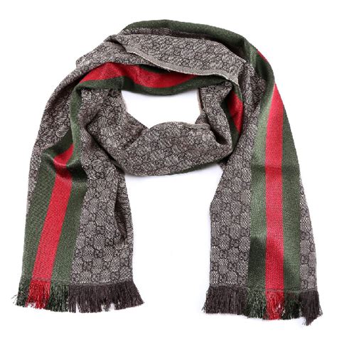 gucci jacquard scarf knitted|gucci gg wool jacquard scarf.